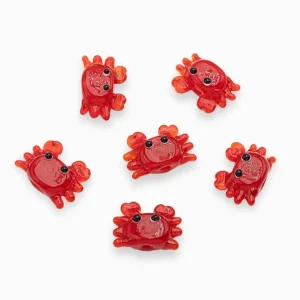 Perleenverrecrabe-Lotde8GRO3248_3.jpgv1737460687 Perle en verre crabe 18x25mm