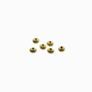 Perles Rondelles bombées 6x4mm