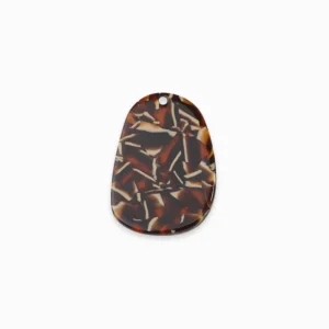 Pendentifs ovales irréguliers 34x22mm