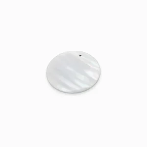 Sequins ronds en nacre naturelle 30mm