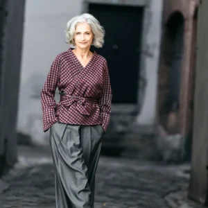 Pantalon hakama NESUMI gris