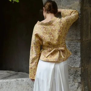 Pantalon hakama KURO blanc cassé