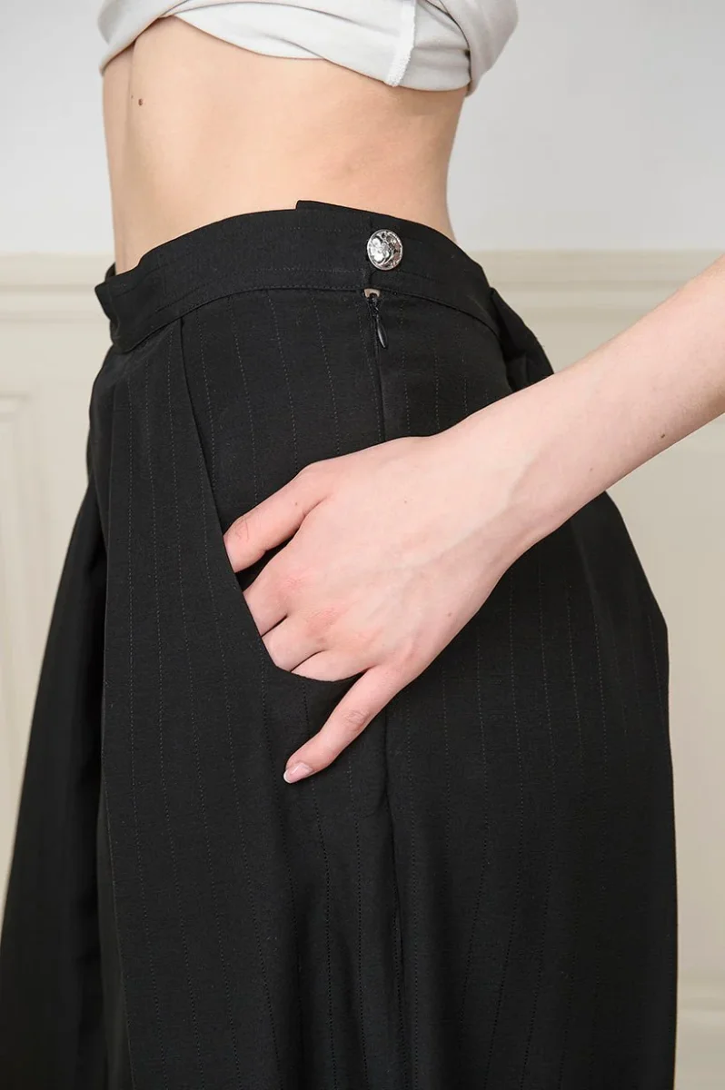 Pantalon hakama JIMA noir
