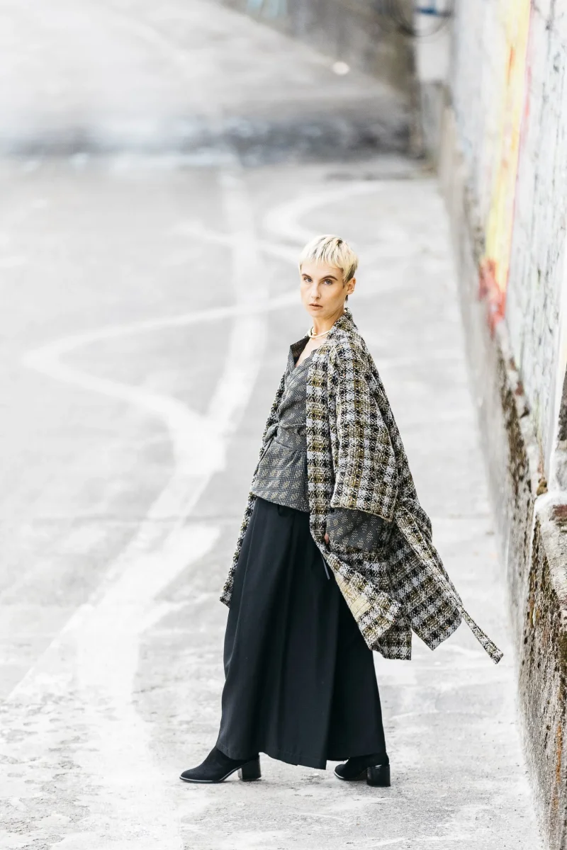 Pantalon hakama JIMA noir – Image 5