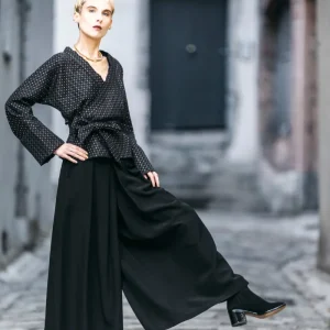 Pantalon hakama JIMA noir