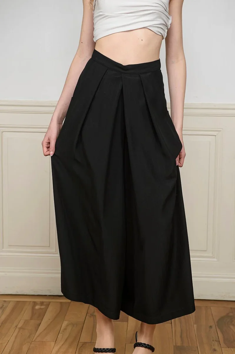 Pantalon hakama JIMA noir – Image 3