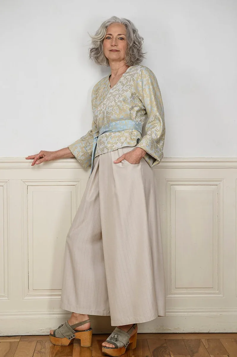 Pantalon hakama JIMA noir – Image 9