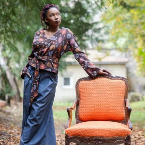 Pantalon hakama JINSU bleu