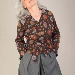 Pantalon hakama NESUMI gris