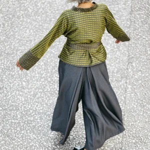 Pantalon hakama NESUMI gris