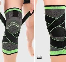 Genouillère De Soutien – A Sangles – 7709 – Gris/Vert – Image 5